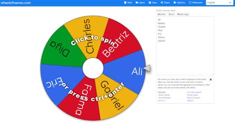 random wheel picker
